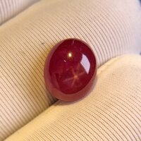 Mặt  Đá Ruby Sao ,Kích Thước 11x8x6mm, Trọng Lượng  4,5ct Tự Nhiên YB, Mệnh Hỏa & Mộc,  May Mắn, Bình An, Cát Tường M99