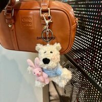 Mặt dây chuyền ba lô DAIMENGQ Phim hoạt hình dễ thương Chó con Tây Nguyên