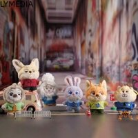 Mặt dây chuyền ba lô LYMEDIA, Đồ chơi búp bê sang trọng Zootopia Judy Hopps, Móc khóa mềm 12cm Quà tặng trẻ em