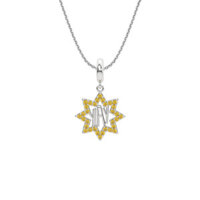 Mặt dây chuyền Bạc đính đá Disney|PNJ INSIDE OUT 2 ZT00W060006