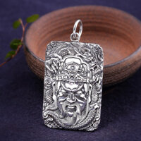 Mặt dây chuyền bạc nam đẹp Quan Vân Trường