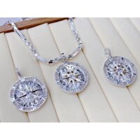 Mặt dây chuyền bạc nam la bàn bạc ta Trang Sức Minh Tâm