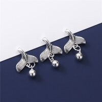 Mặt Dây Chuyền Bạc S925 Hình Chuông Đuôi Cá Xinh Xắn