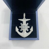 Mặt dây chuyền bạc thời trang. Mặt mỏ neo. Mặt dây chuyền bạc S925