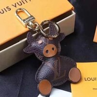 Mặt dây chuyền bắp chân Móc khóa bò đậu nành cho bạn gái Quà tặng cho cặp đôi Quà tặng sinh nhật (Không hộp)