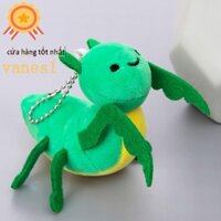 Mặt dây chuyền bọ cánh cứng VANES1, Móc khóa ong bướm bướm dễ thương, Phim hoạt hình Ladybird Kawaii Mặt dây chuyền côn trùng sang trọng sáng tạo Unisex