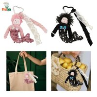 Mặt dây chuyền búp bê nàng tiên cá Sequins Mặt dây chuyền túi móc khóa cho chìa khóa ô tô