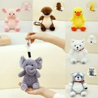 Mặt dây chuyền búp bê thú nhỏ ngộ nghĩnh, mặt dây chuyền ba lô, búp bê voi nhỏ dễ thương, móc khóa lợn nhỏ đáng yêu, mặt dây chuyền chim cánh cụt nhỏ hoạt hình, móc khóa hài hước, quà tặng bạn bè
