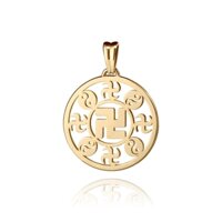Mặt dây chuyền Chữ Vạn (Vàng 18K - 22mm)