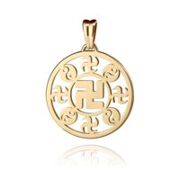 Mặt dây chuyền Chữ Vạn (Vàng 18K - 25mm)