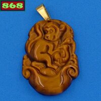 Mặt dây chuyền đá mắt hổ tuổi Thân, mặt dây chuyền con khỉ