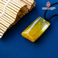 Mặt dây chuyền đá thạch anh tóc vàng - Ngọc Quý Gemstones - 23x29 dày 12m