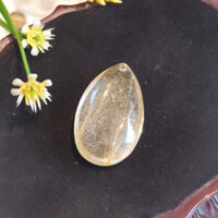 Mặt Dây Chuyền Đá Thạch Anh Tóc Vàng (12.5g), Mặt Dây Chuyền Đá Phong Thủy S866-S3-1500