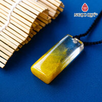 Mặt dây chuyền đá thạch anh tóc vàng - Ngọc Quý Gemstones - 18x43 dày 11mm