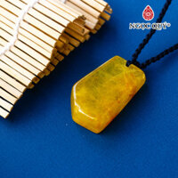 Mặt dây chuyền đá thạch anh tóc vàng - Ngọc Quý Gemstones - 23x36 dày 10mm