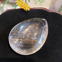 Mặt Dây Chuyền Đá Thạch Anh Tóc Vàng 31.6 gram, Mặt Dây Chuyền Thạch Anh Tóc Phong Thủy May Mắn S866-S3-3600