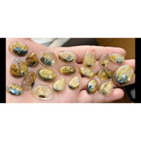 MẶT DÂY CHUYỀN ĐÁ THẠCH ANH TÓC VÀNG HOA THỊ TÔ ĐIỂM PHONG CÁCH, LAN TỎA NÉT DUYÊN