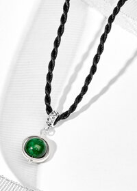 Mặt dây chuyền đá thiên nhiên viền bạc - Ngọc Quý Gemstones - Cẩm Thạch Sơn Thủy