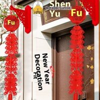 Mặt dây chuyền đèn lồng pháo nhân vật chúc phúc năm OURUNZHENew