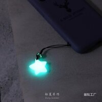Mặt Dây Chuyền Điện Thoại Di Động Bảo Vệ Ngôi Sao Dạ Quang Đá Dạ Quang Ngọc Trai Đêm Mặt Dây Chuyền Cặp Đôi Nam Nữ Mặt D