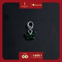 Mặt Dây Chuyền Đính Đá Xanh