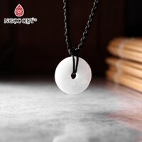 Mặt dây chuyền đồng điếu cẩm thạch trắng - Ngọc Qúy