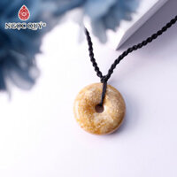 Mặt dây chuyền đồng điếu đá san hô hóa thạch - Ngọc Quý