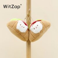 Mặt dây chuyền Gấu bơ ngủ Móc Chìa Khóa Túi Búp Bê sang trọng