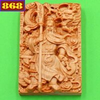 Mặt dây chuyền gỗ hoàng đàn Quan công MG47