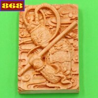 Mặt dây chuyền gỗ hoàng đàn Ngộ không MG41