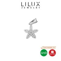 Mặt dây chuyền hình bông hoa 5 cánh đính đá LILUX  MD012