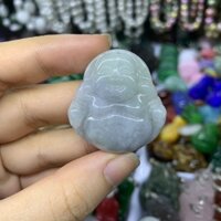 Mặt Dây Chuyền Hình Phật Di Lặc Cười Hoan Hỉ Đá Cẩm Thạch Có Tặng Kèm Dây Đeo