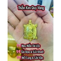 Mặt Dây Chuyền Hình Rùa Vàng