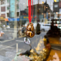 Mặt dây chuyền Hồ lô đá mắt mèo size lớn, mặt Hồ lô may mắn sức khỏe trường thọ, hóa giải sao xấu