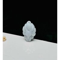 Mặt dây chuyền hồ ly 9 đuôi đá ngọc cẩm thach siêu đẹp mịn