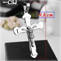 Mặt dây chuyền inox thánh giá chúa giêsu md129 Pitaca