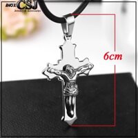 Mặt dây chuyền inox thánh giá chúa giê su md132 Pitaca