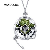 Mặt dây chuyền MAXGOODS, Vòng cổ đồng hồ bấm giờ lạ mắt Cosplay, Phụ kiện đồng Arcane Quà tặng kỷ niệm cho trò chơi Lol Tv 2