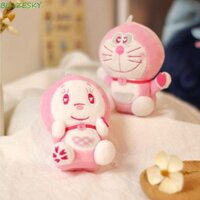 Mặt dây chuyền mèo BLAZESKY Dingdang, Móc khóa sang trọng Doremon phong cách Nhật Bản, Móc khóa búp bê nhồi bông màu hồng Sakura di động Quà tặng sinh nhật
