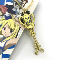 Mặt Dây Chuyền Móc Khóa Anime Fairy Tail Móc Chìa Khóa Hoàng Đạo Màu Vàng Mới Mặt Dây Chuyền Tinh Thần Lucy