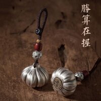 Mặt dây chuyền móc khóa tỏi tay cầm bằng bạc Thái Lan  Chiến thắng đang giữ  Mặt dây chuyền bạc Tỏi có thể xoay được20250227