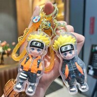Mặt dây chuyền móc khóa Acrylic cổ điển Naruto Naruto Mặt dây chuyền búp bê ba chiều Quà tặng học sinh