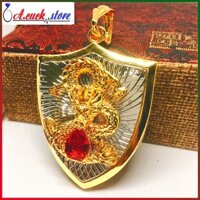 Mặt dây chuyền nam khiên rồng trang sức vòng cổ titan cao cấp