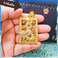 Mặt Dây Chuyền Nam Rồng Mạ Vàng 18K - Sự Kết Hợp Hoàn Hảo Giữa Sự Sang Trọng và Phong Cách Cổ Điển Lokalo