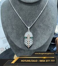 Mặt dây chuyền nam vàng 10k, kim moissanite DC002