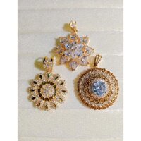 Mặt dây chuyền nữ xi vàng 18k