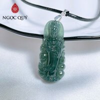 Mặt dây chuyền phật bà quan âm đá cẩm thạch phỉ thúy type A - Ngọc Quý