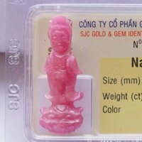 Mặt Dây Chuyền Phật Bà Quan Thế Âm Bồ Tát Ruby Tự Nhiên 85265