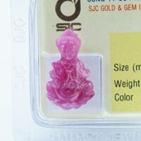 Mặt Dây Chuyền Phật Bà Quan Thế Âm Bồ Tát Ruby Tự Nhiên 85264