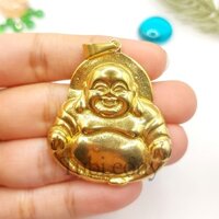 Mặt Dây Chuyền Phật Di Lặc Phật Mạ Vàng 040R180622 - Mang đi chơi, đi tiệc rất đẹp